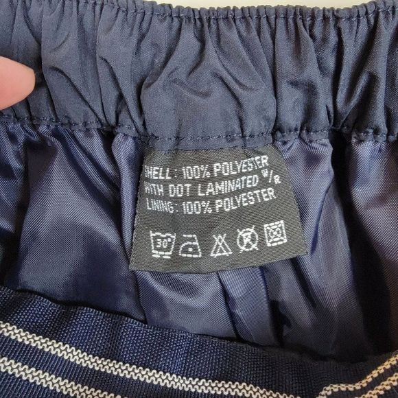 Pro Quip Black Elastic Band Adjustable Waist Zipper Leg Tracking Pants Size M - Picture 9 of 11